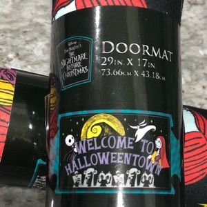 The Nightmare Before Christmas door mat.